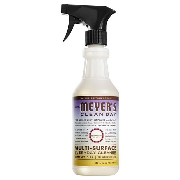 Scrubbing Bubbles Mrs. Meyer's Clean Day Compassion Flower Scent Multi-Surface Cleaner Liquid Spray 16 oz 315779